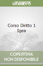 Corso Diritto 1 Igea libro