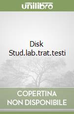 Disk Stud.lab.trat.testi libro