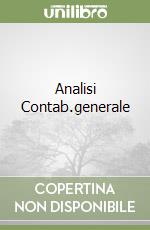 Analisi Contab.generale libro