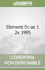 Elementi Ec-az 1 2v 1995 libro