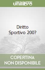 Diritto Sportivo 200? libro