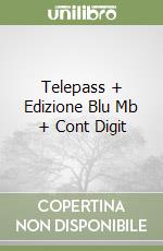 Telepass + Edizione Blu Mb + Cont Digit libro