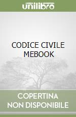 CODICE CIVILE     MEBOOK libro