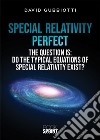 Special relativity perfect libro di Gubbiotti David