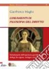 Lineamenti di filosofia del diritto. Il fondamento dell'esperienza giuridica: dialogo tra ragione, teologia e storia libro di Maglio Gianfranco