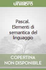 Pascal. Elementi di semantica del linguaggio