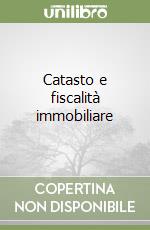 Catasto e fiscalità immobiliare libro