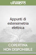 Appunti di estensimetria elettrica libro