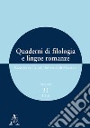 Quaderni di filologia e lingue romanze. Ricerche svolte nell'Università di Macerata  (2016). Con CD-ROM. Vol. 31 libro