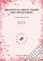 Advances in group theory and applications (2017). Vol. 3 libro