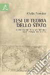 Tesi di teoria dello Stato. La fondazione della Weltrepublik come essenza dell'Europa libro