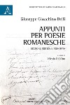 Appunti per poesie romanesche libro