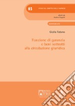 Funzione di garanzia e beni sottratti alla circolazione giuridica