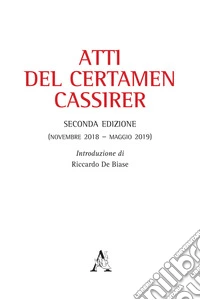 Atti del Certamen Cassirer libro