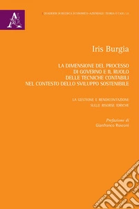 La dimensione del processo di governo e il ruolo delle tecniche contabili nel contesto dello sviluppo sostenibile. La gestione e rendicontazione sulle risorse idriche libro