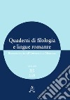 Quaderni di filologia e lingue romanze. Ricerche svolte nell'Università di Macerata (2020) (2020). Vol. 35 libro