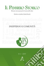 Il pensiero storico (2017). Vol. 2: Individuo e comunità libro