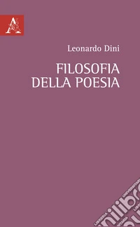 Filosofia della poesia libro