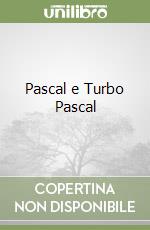 Pascal e Turbo Pascal libro