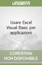 Usare Excel Visual Basic per applicazioni libro