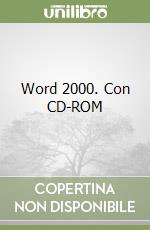 Word 2000. Con CD-ROM libro