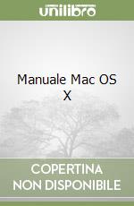 Manuale Mac OS X