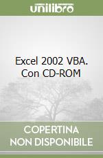 Excel 2002 VBA. Con CD-ROM libro