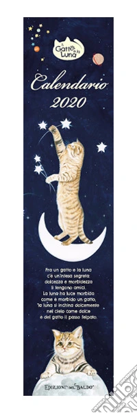Gatto e la luna. Calendario mini 2020 (Il)