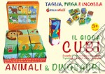 Il gioca cubi. Animali e dinosauri libro