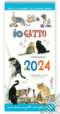 Calendario 2024 Io Gatto da scrivere libro
