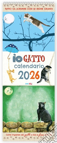 Calendario 2026. Io gatto libro