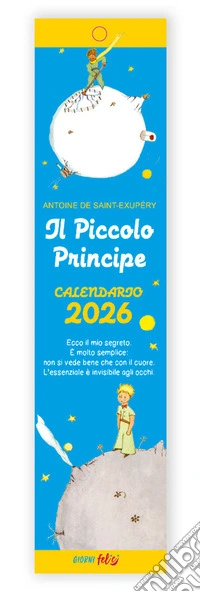 Piccolo Principe. Calendarietto 2026 (Il) libro