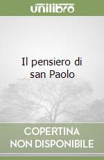 Il pensiero di san Paolo libro