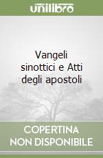 Vangeli sinottici e Atti degli apostoli libro