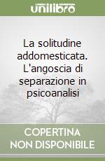 La solitudine addomesticata. L'angoscia di separazione in psicoanalisi