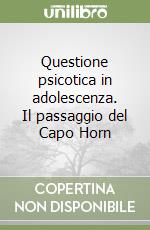 Questione psicotica in adolescenza. Il passaggio del Capo Horn libro