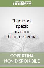 Il gruppo, spazio analitico. Clinica e teoria libro