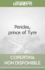 Pericles, prince of Tyre libro