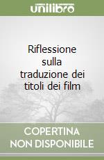 Riflessione sulla traduzione dei titoli dei film libro