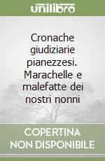 Cronache giudiziarie pianezzesi. Marachelle e malefatte dei nostri nonni libro