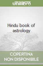 Hindu book of astrology libro