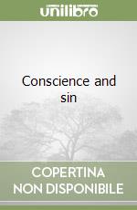 Conscience and sin libro