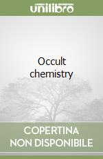 Occult chemistry libro