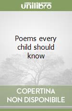 Poems every child should know libro