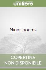 Minor poems libro