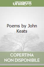 Poems by John Keats libro