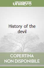 History of the devil libro