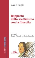 Rapporto dello scetticismo con la filosofia libro