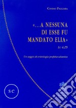 «...A nessuna di esse fu mandato Elia» (Lc 4,25). Un saggio di cristologia profetico-elianica libro