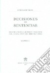 Decisiones seu sententiae. Selectae inter eas quae anno 2011 prodierunt cura eiusdem apostolici tribunalis editae. Vol. 103 libro